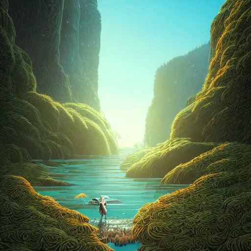 Image similar to the second coming of snuffleupagus by dan mumford, yusuke murata, makoto shinkai, ross tran, cosmic, heavenly, god rays, intricate detail, cinematic, 8 k, cel shaded, unreal engine, featured on artstation, pixiv