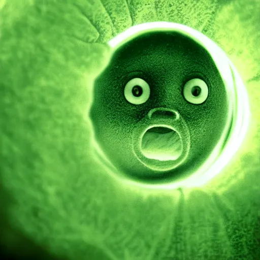 Prompt: teletubbie embryo nikon microphotography winner