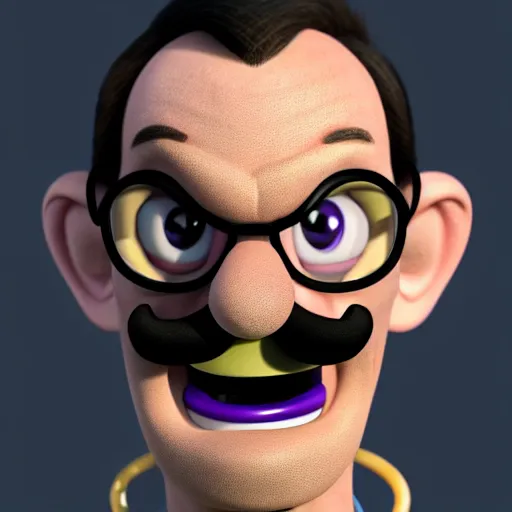 Prompt: a portrait of waluigi in real life as a real person, grotesque, disturbing, disgusting, realistic hyperrealistic 4 k resolution 8 k resolution highly detailed very detailed extremely detailed hd quality detailed face very detailed face extremely detailed face trending on artstation, modern portrait, modern photograph