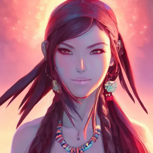 Image similar to anime portrait of a beautiful woman as a shaman yedi using dark force to eliminate trump as an anime antagonist by Stanley Artgerm Lau, WLOP, Rossdraws, James Jean, Andrei Riabovitchev, Marc Simonetti, and Sakimichan, trending on artstation