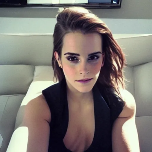 Image similar to emma watson mixed with kim kardashian