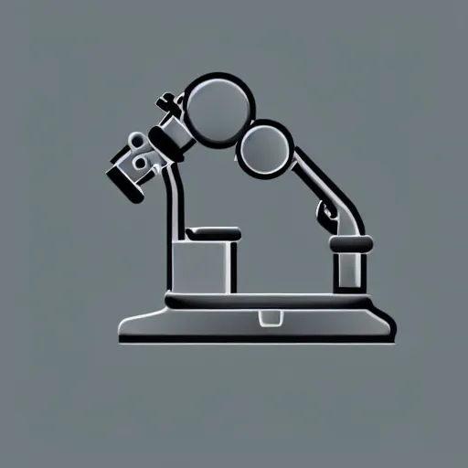 Image similar to logo icon stylized of a microscope behance hd by damjan coric