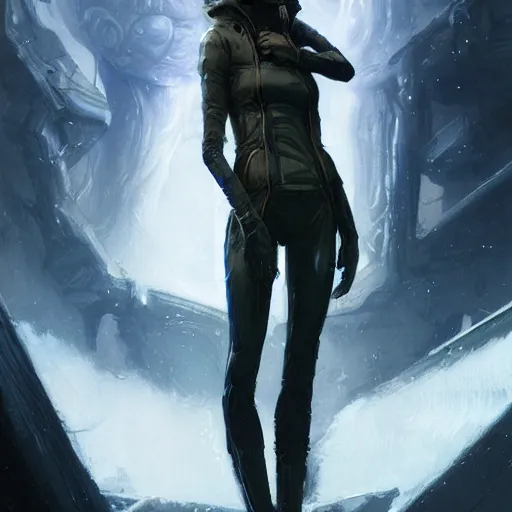 Image similar to wintermute, neuromancer, painted by greg rutkowski, painted by magali villeneuve, digital art, trending on artstation