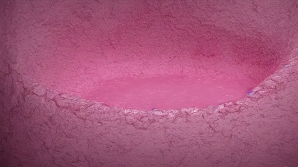 Prompt: a large vat of rotten pink fluid in a laboratory, photorealistic, octane render 8 k uhd