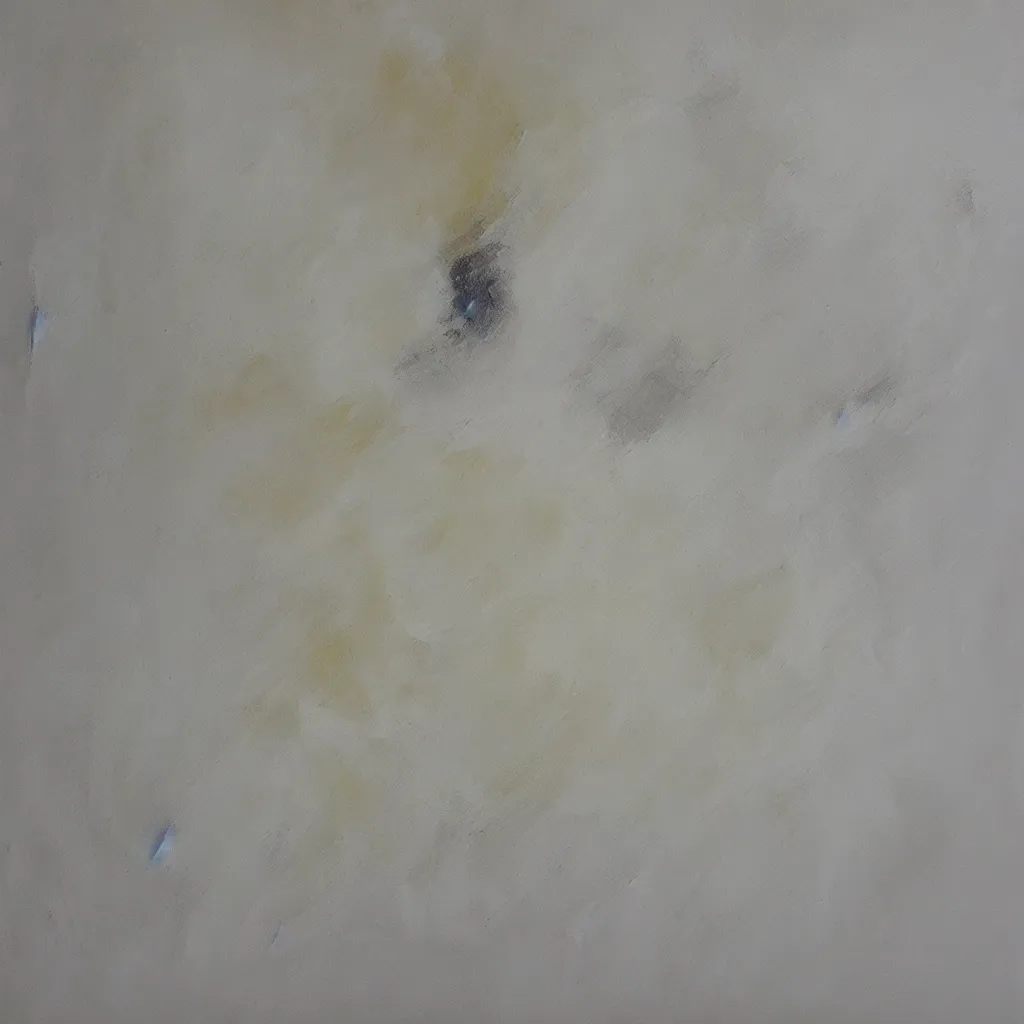 Image similar to thick daub of oil paint on white paper