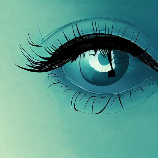 Image similar to Lucid Eyes, digital art, high res, smooth lines, fantastic composition