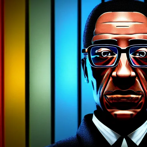 Prompt: Gustavo Fring as a Rainbox six siege operator, 4k, highly detailed