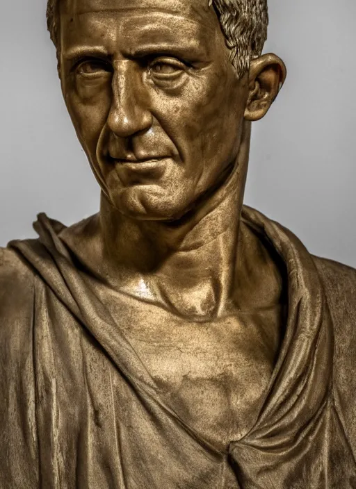 Image similar to a full portrait photo of julius caesar, f / 2 2, 3 5 mm, 2 7 0 0 k, lighting, perfect faces, award winning photography.