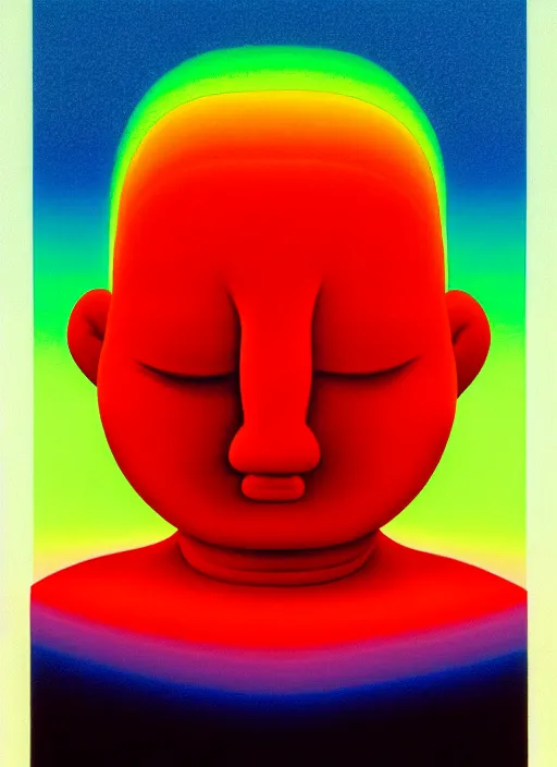 Image similar to sleep by shusei nagaoka, kaws, david rudnick, airbrush on canvas, pastell colours, cell shaded, 8 k