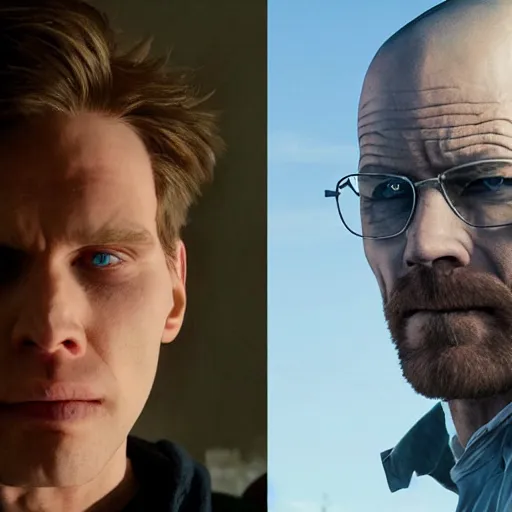 Image similar to Live Action Still of Jerma in Breaking Bad, real life, hyperrealistic, ultra realistic, realistic, highly detailed, epic, HD quality, 8k resolution, body and headshot, film still