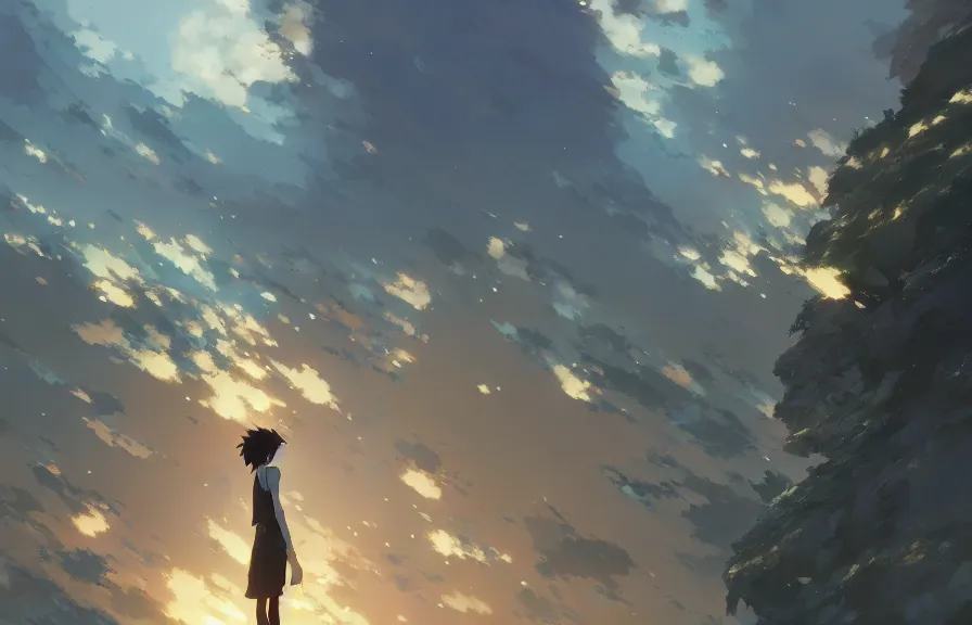 Image similar to makoto shinkai concept art of the breeze dimension, key visual, ambient lighting, highly detailed, digital painting, artstation, concept art, sharp focus, by makoto shinkai and akihiko yoshida and hidari and wlop and greg rutkowski