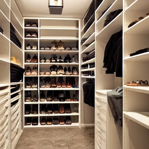 Prompt: most expensive walk in closet