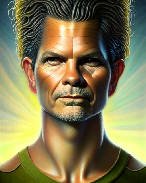 Image similar to detailed portrait of timothy olyphant olive!! olives!! tree! by tomasz alen kopera and peter mohrbacher and johanna martine! and margaret keane! coherent luminescent