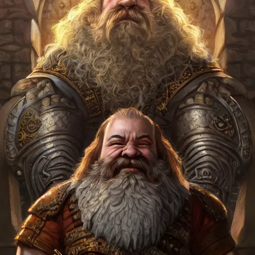 dwarven king, highly detailed, d & d, fantasy, highly | Stable Diffusion