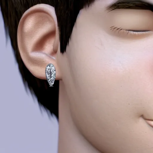 Cute on sale guy earrings