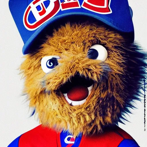 Image similar to suprised anime Portrait of Youppi the Habs Montreal Canadiens Mascot as a very cute sad and suprised pokemon, highly detailed anime, high evolution, 1990s, legendary, smooth, sharp focus, dynamic lighting, intricate, trending on ArtStation, Youppi as suprised pikachu, illustration pokemon, art by WLOP