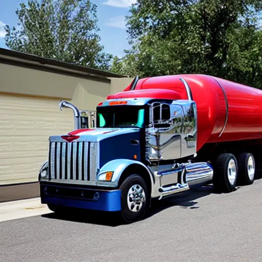 Image similar to convertible peterbilt truck