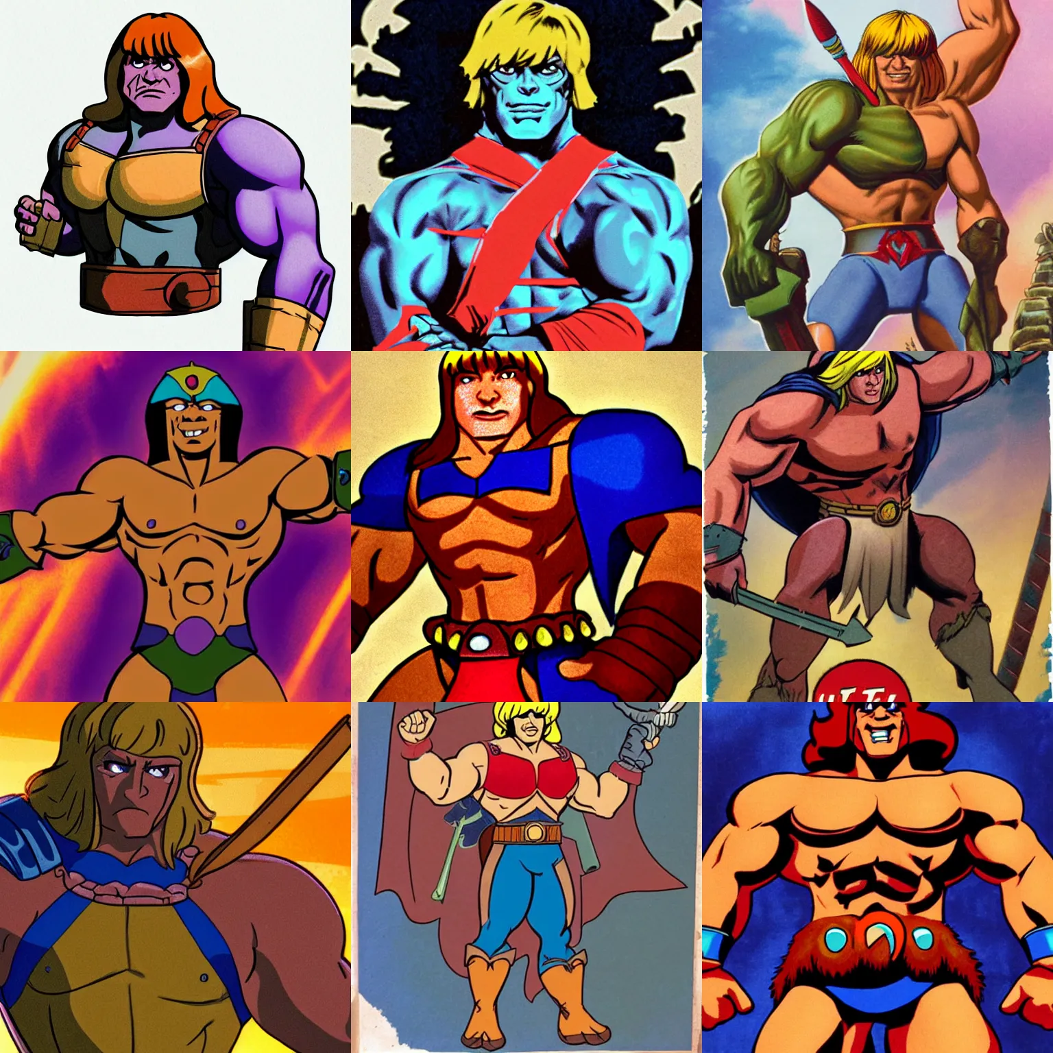 Prompt: image of he-man