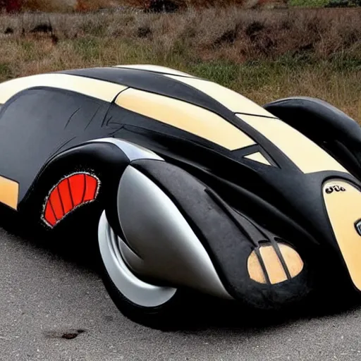 Image similar to Batmobile style Bugatti, Batmobile!!