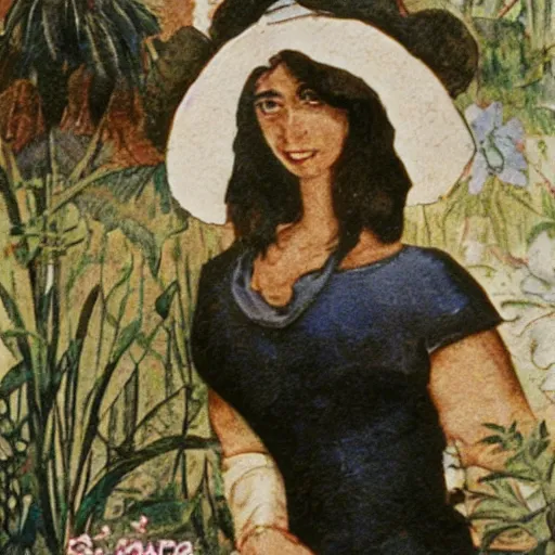 Image similar to the woman named gardinia macarena jones