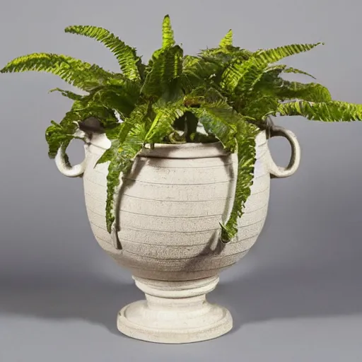 Prompt: an architectural, unique pot made for houseplants, hollywood regency style