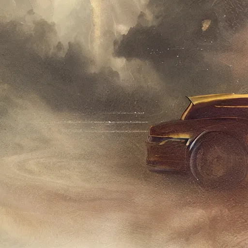 Image similar to sci-fi sport car f1 hatchback transport design organic smooth elastic forms 20% of canvas on the front; background wall structure on the coronation of napoleon painting 20% of canvas; by Jacques-Louis David, pinterest keyshot product render, cloudy plastic ceramic material shiny gloss water reflections, ultra high detail ultra realism, 4k