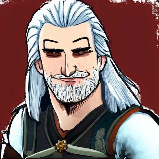 Prompt: Geralt of Rivia in the style of Wallace and Gromit animation