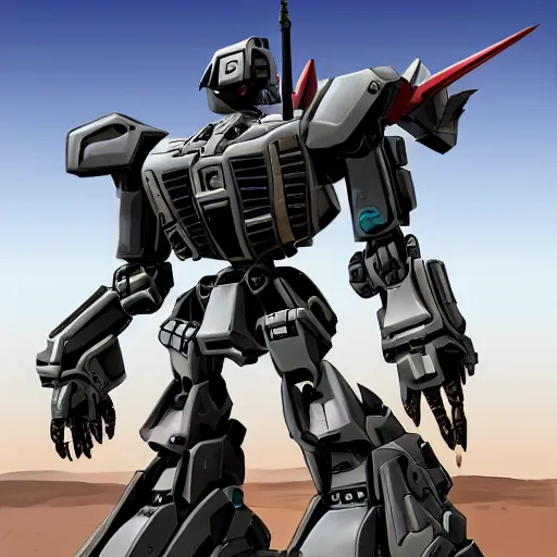 Image similar to Battle Mech of the United States Military. 3000