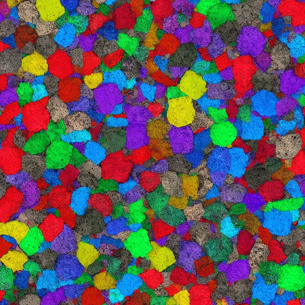 Image similar to a texture of colorful recycled plastic texture, sustainable materials, texture for 3 d, pet, hdpe, ldpe, pp, ps, pvc, pbr, pbr texture, cg, 3 d, rendering, unreal engine