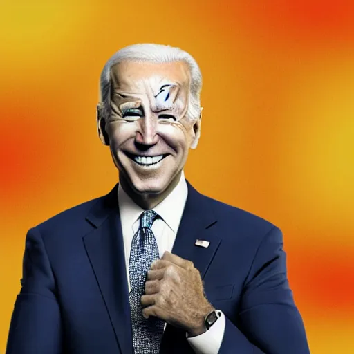 Image similar to Joe Biden is emerging from a bowl of cereal, Extremely realistic photo, trending art station