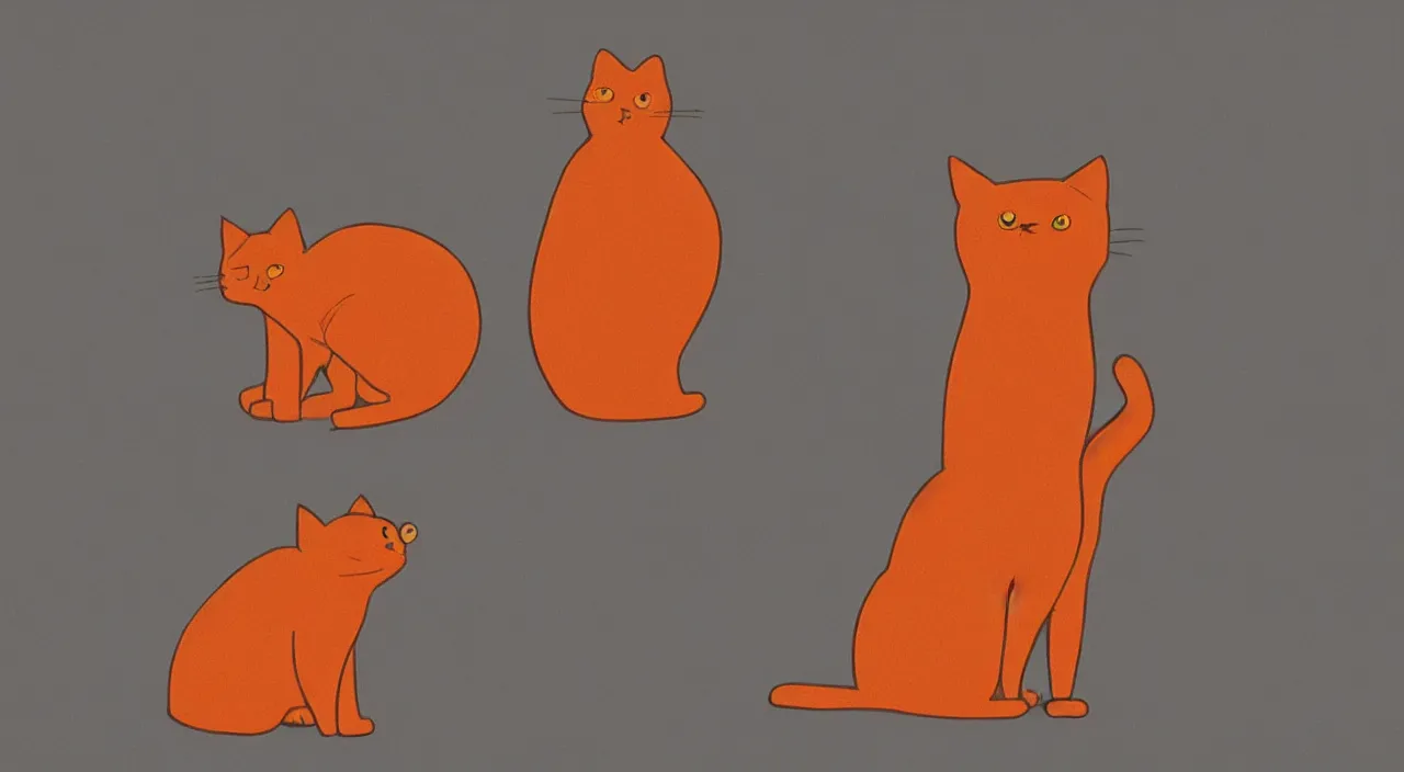 Prompt: a cat standing next to a bottle of medicine. orange cat. animal. digital art. artstation. illustration. separate. alone. unique. definite. specific. singular.