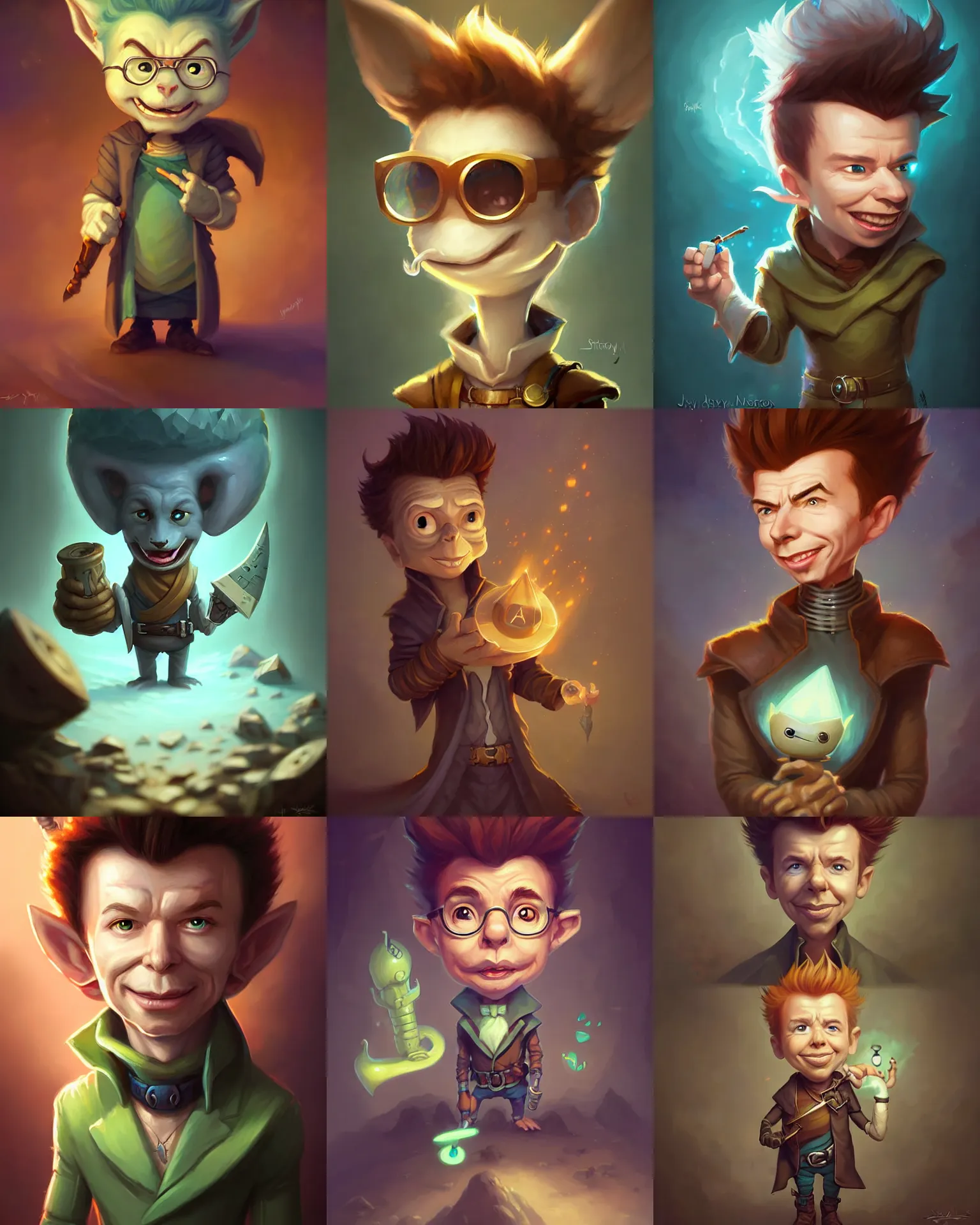 Prompt: cute little anthropomorphic rick astley cute and adorable, pretty, beautiful, dnd character art portrait, matte fantasy painting, deviantart artstation, by jason felix by steve argyle by tyler jacobson by peter mohrbacher, cinema