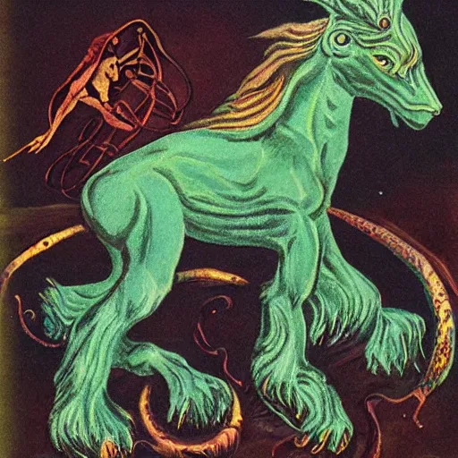Prompt: celtic mythology creature