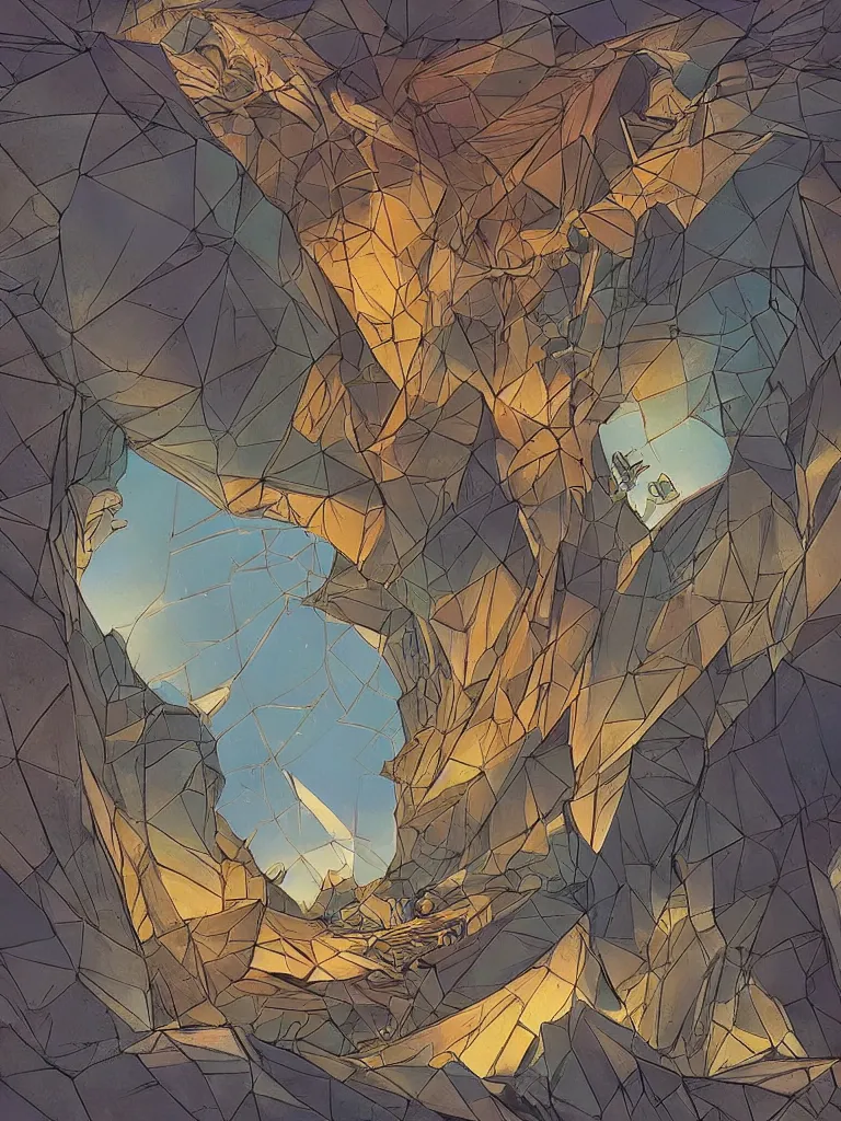 Prompt: shattered by disney concept artists, blunt borders, golden ratio