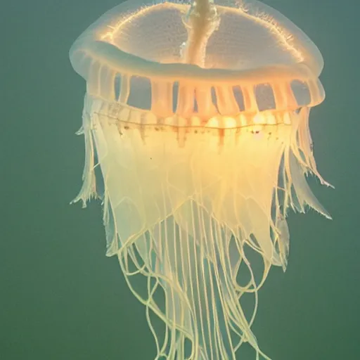 Image similar to An angel jellyfish