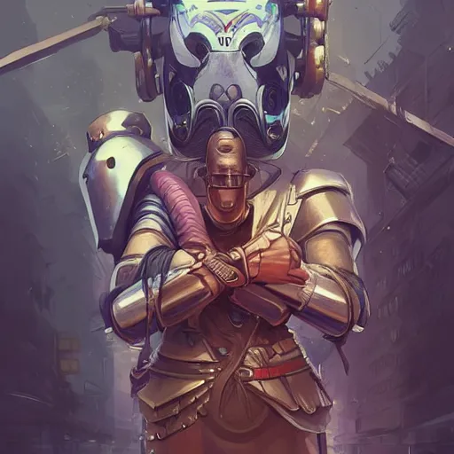 Image similar to cyberpunk viking helmet mask warrior goddess robot ninja fantasy, art gta 5 cover, official fanart behance hd artstation by jesper ejsing, by rhads, makoto shinkai and lois van baarle, ilya kuvshinov, ossdraws