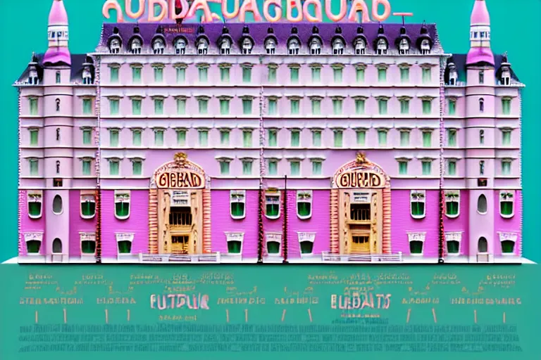Prompt: highly detailed vector art of The Grand Budapest Hotel by Wes Anderson, hyperrealistic, photorealistic, artstyle, highly detailed, sharp
