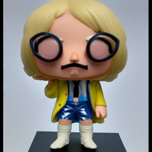 Prompt: Jimmy Saville as a Funko Pop, Studio light, sharp focus,