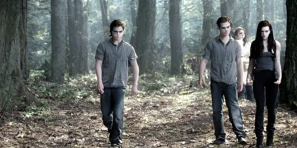 Prompt: Twilight films screenshot