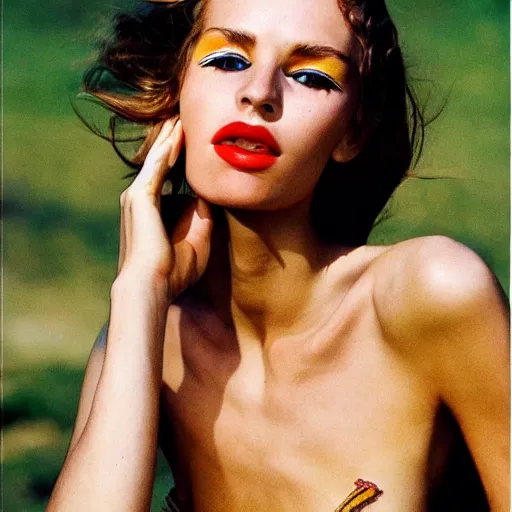 Image similar to very beautiful ukrainian model by terry o'neill