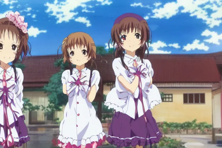 Image similar to Two Anime Pretty Women, Kyoto Animation