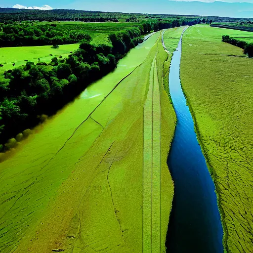 Image similar to the river of milk [ drone view ]