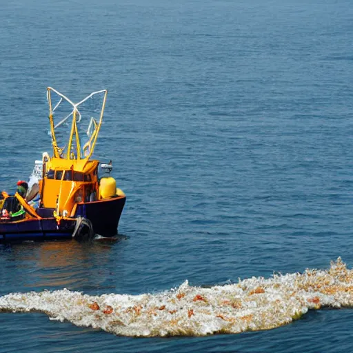 Prompt: scallop dredging