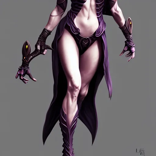 Image similar to dark sorceress full body view, highly detailed, artgerm style, artstation, soft light, sharp focus, illustration, character design, concept art, correct anatomy