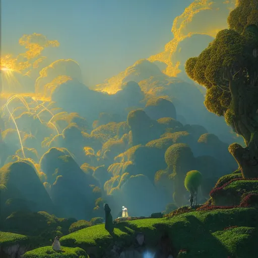 Prompt: a portal to another world glowing with magic. detailed. rule of thirds. intricate. sharp focus. wide angle. unreal engine 8 k. painting by maxfield parrish. wlop. greg rutkowski.