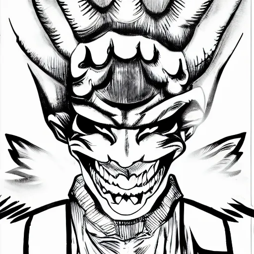 Image similar to Bowser portrait in the style of Junji Ito. Manga. Black & White. Gothic. Horror. Exquisitely detailed. 4K.