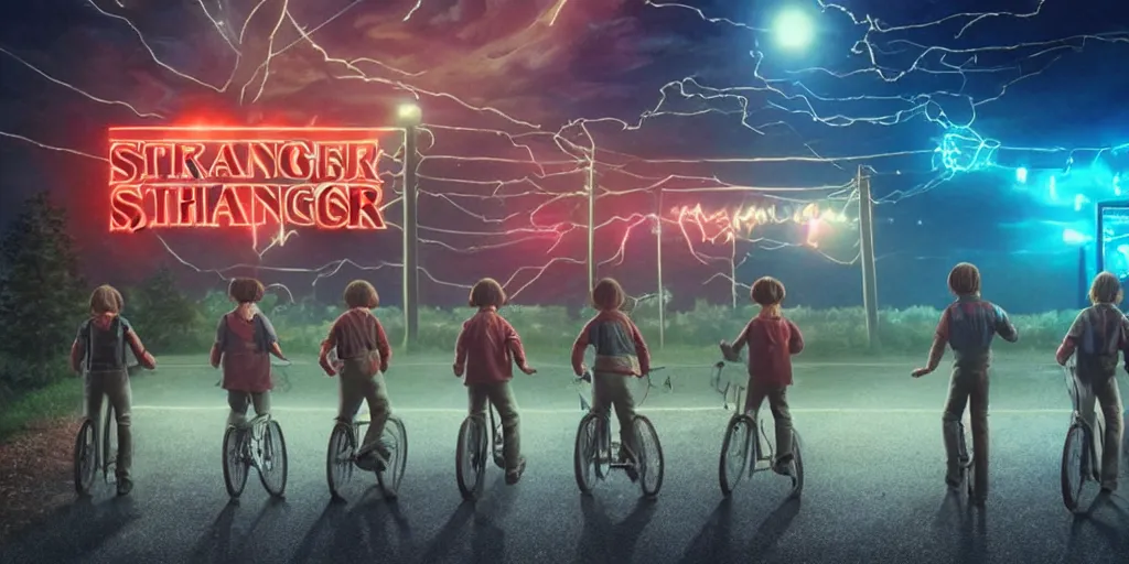 Prompt: you ( ye - yeah, yeah, yo ),, stranger things, cinematic, photorealistic, artstation, highly detailed, volumetric lighting