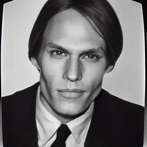 Image similar to A photograph portrait of Jerma985 with short-medium length hair a combover wearing early 1970s menswear in the early 1970s, taken in the early 1970s, grainy, taken on a 1970s Polaroid Camera, realistic, hyperrealistic, very realistic, highly detailed, very detailed, extremely detailed, detailed, digital art, trending on artstation, colorized photo