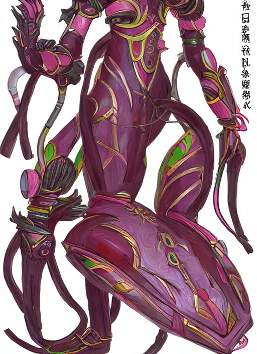 Image similar to character design, nezha resurrected in mechanical lotus,