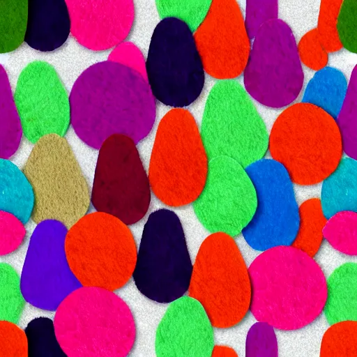 Prompt: seamless colorful felt texture, seamless